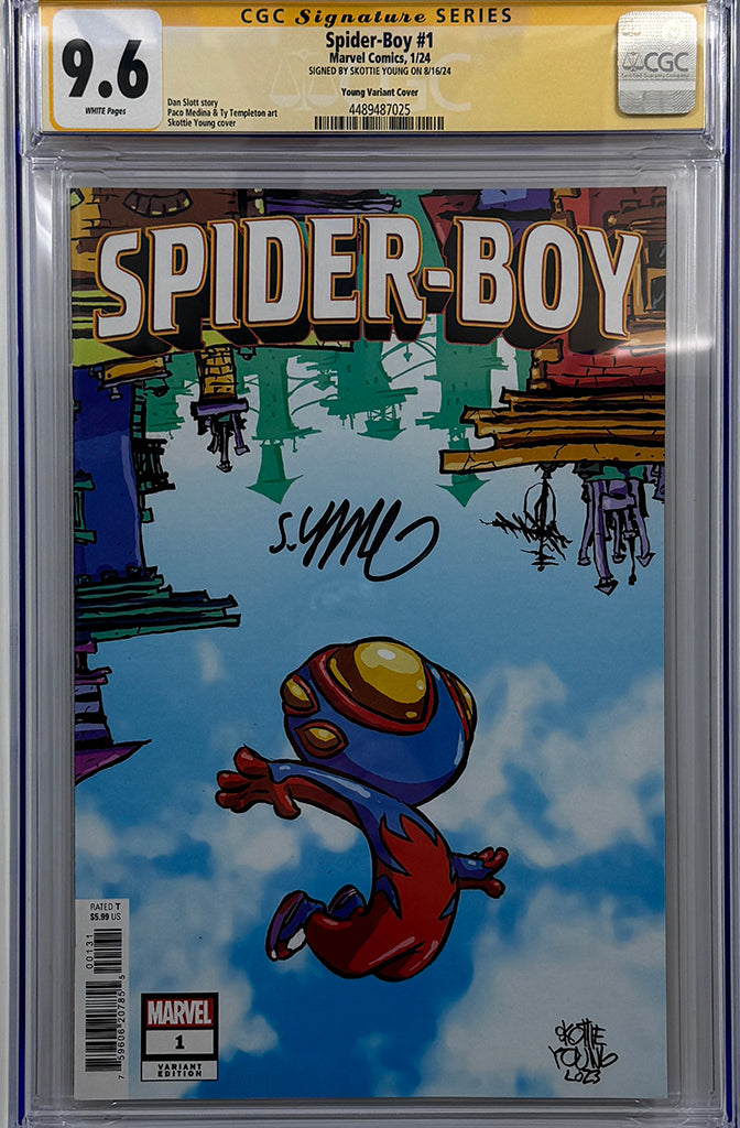 Spider-Boy #1 | Young Variant | Signed by Skottie Young | CGC SS 9.6