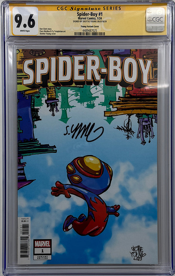 Spider-Boy #1 | Young Variant | Signed by Skottie Young | CGC SS 9.6