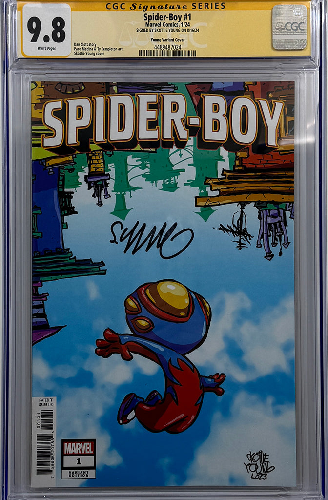 Spider-Boy #1 | Young Variant | Signed by Skottie Young | CGC SS 9.8