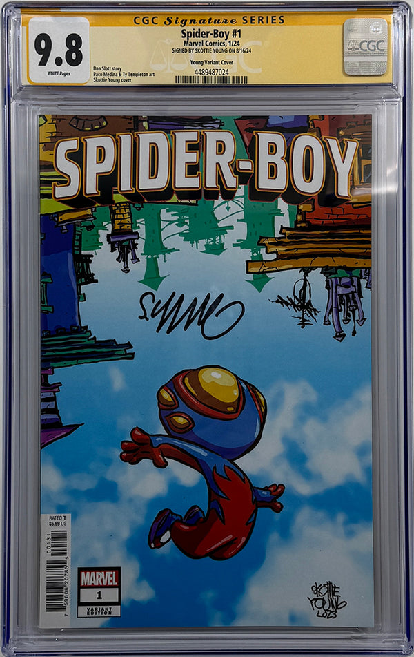 Spider-Boy #1 | Young Variant | Signed by Skottie Young | CGC SS 9.8