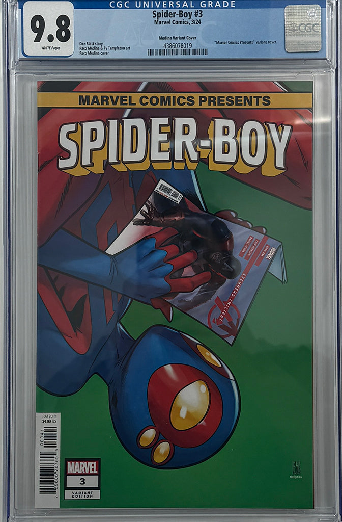 SPIDER-BOY #3 | PACO MEDINA MARVEL COMICS PRESENTS VARIANT | CGC 9.8