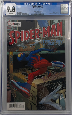 SPIDER-MAN #7 | RAMOS TOP SECRET SPOILER VARIANT | 1st App Spider-Boy | CGC 9.8