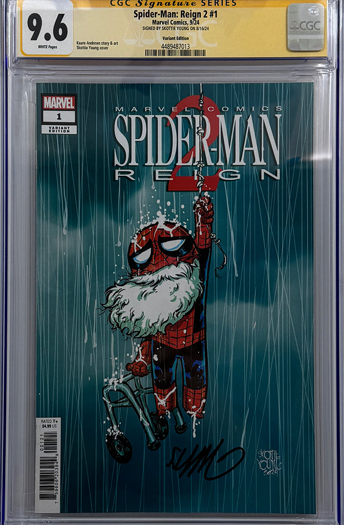 Spider-Man Reign II #1 | Skottie Young Variant | Signed by Skottie Young | CGC SS 9.6