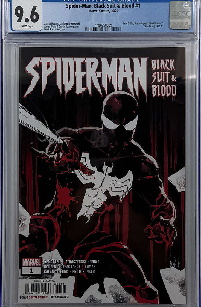 SPIDER-MAN: BLACK SUIT & BLOOD #1 | MAIN COVER | CGC 9.6