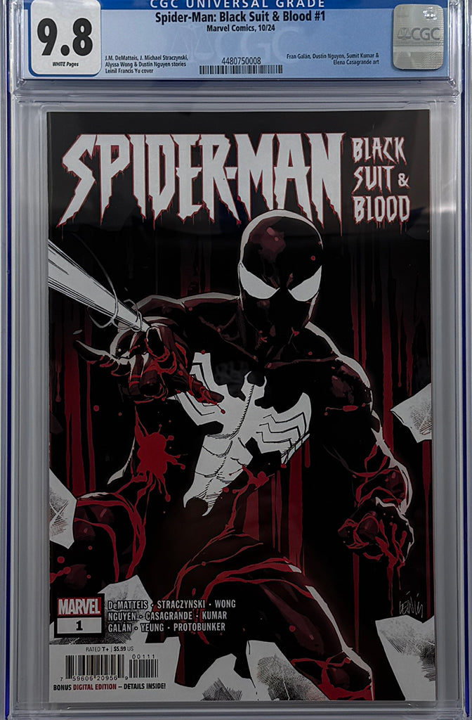 SPIDER-MAN: BLACK SUIT & BLOOD #1 | MAIN COVER | CGC 9.8
