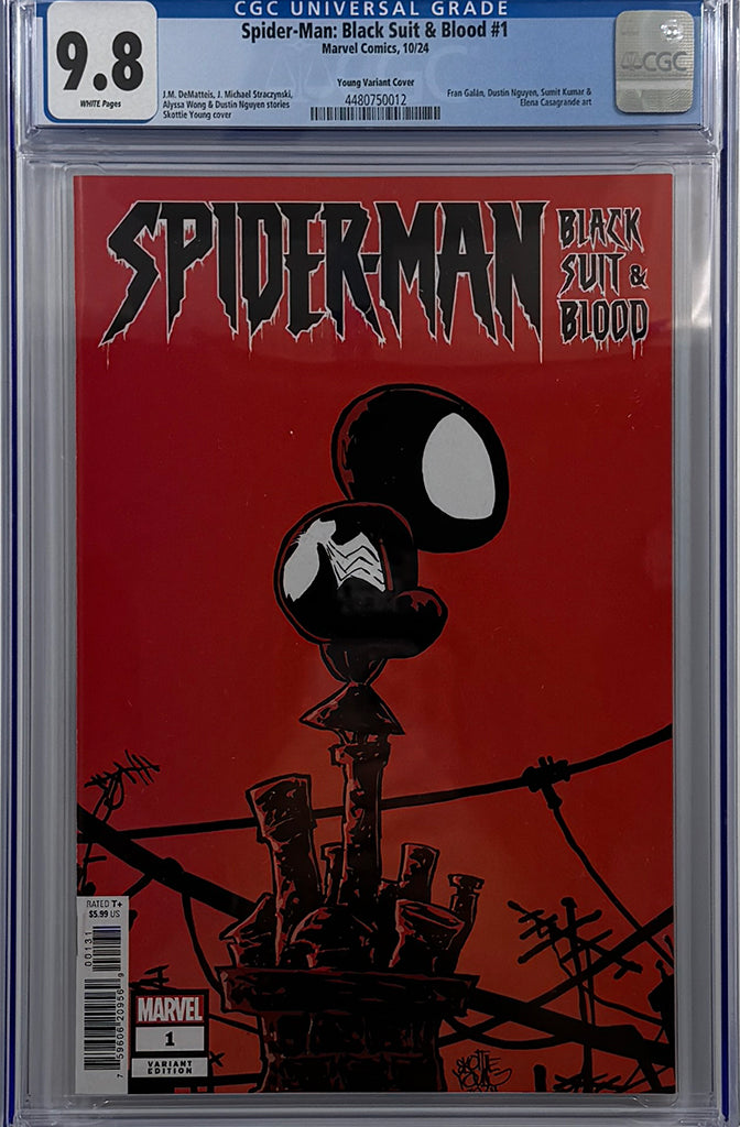 SPIDER-MAN: BLACK SUIT & BLOOD #1 | SKOTTIE YOUNG VARIANT | CGC 9.8
