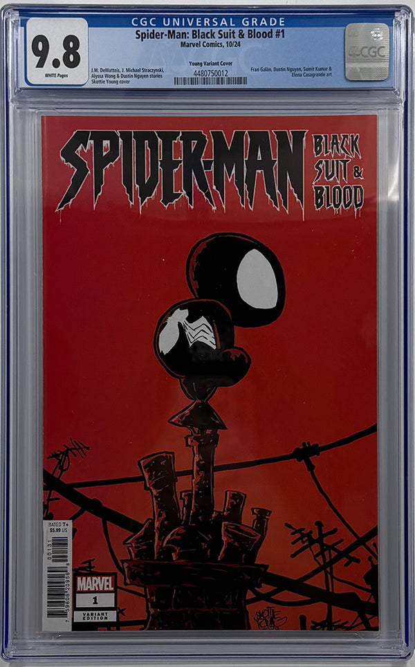 SPIDER-MAN: BLACK SUIT & BLOOD #1 | SKOTTIE YOUNG VARIANT | CGC 9.8