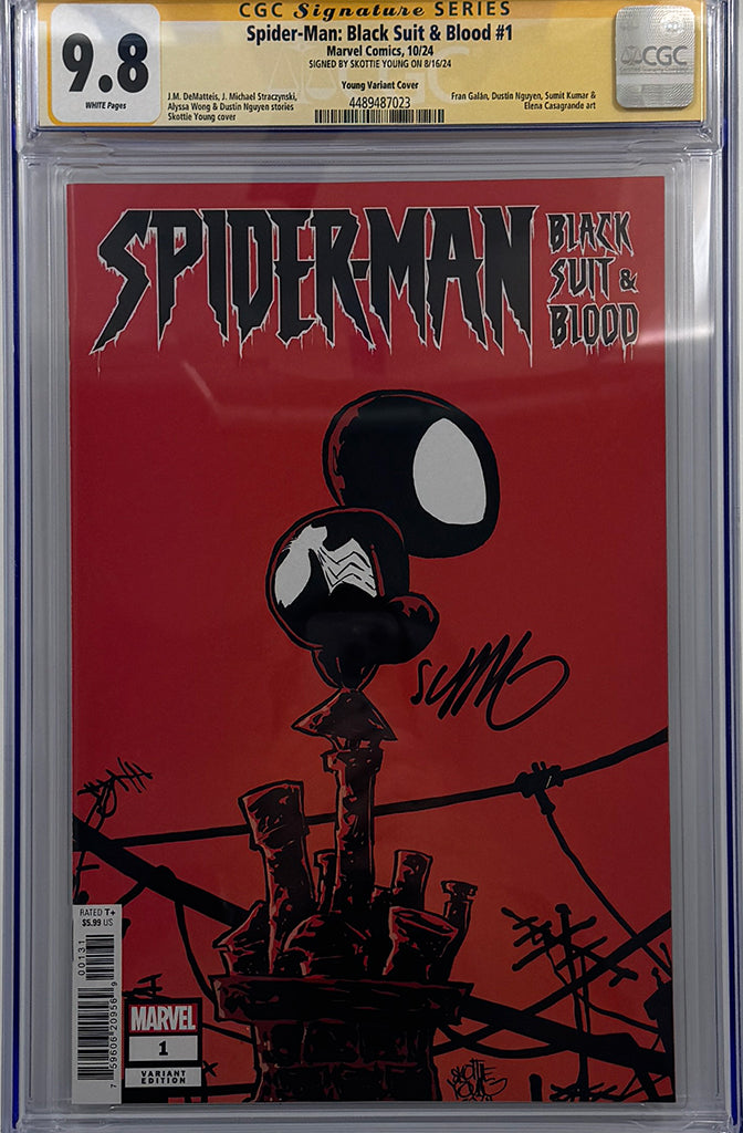 SPIDER-MAN: BLACK SUIT & BLOOD #1 | SKOTTIE YOUNG VARIANT | CGC SS 9.8