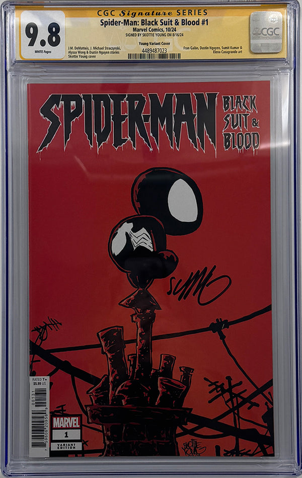 SPIDER-MAN: BLACK SUIT & BLOOD #1 | SKOTTIE YOUNG VARIANT | CGC SS 9.8