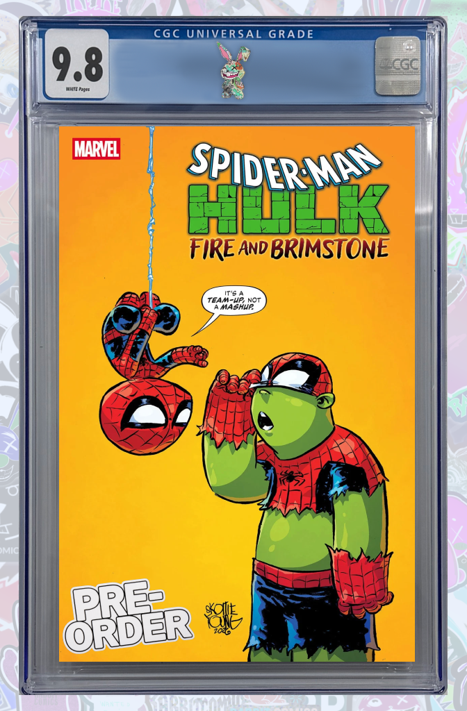 SPIDER-MAN/HULK: FIRE AND BRIMSTONE #1 SKOTTIE YOUNG VARIANT | CGC 9.8 | PREORDER