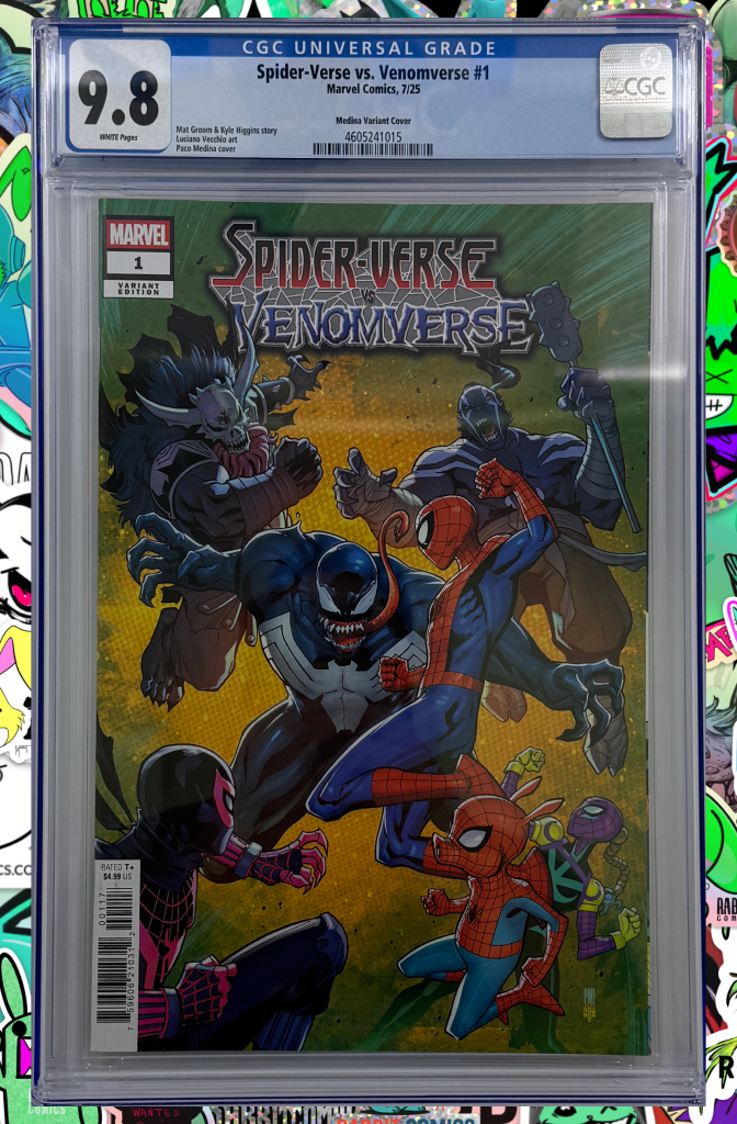 Spider-Verse vs. Venomverse #1 | Paco Medina 1:25 Ratio Variant | CGC 9.8