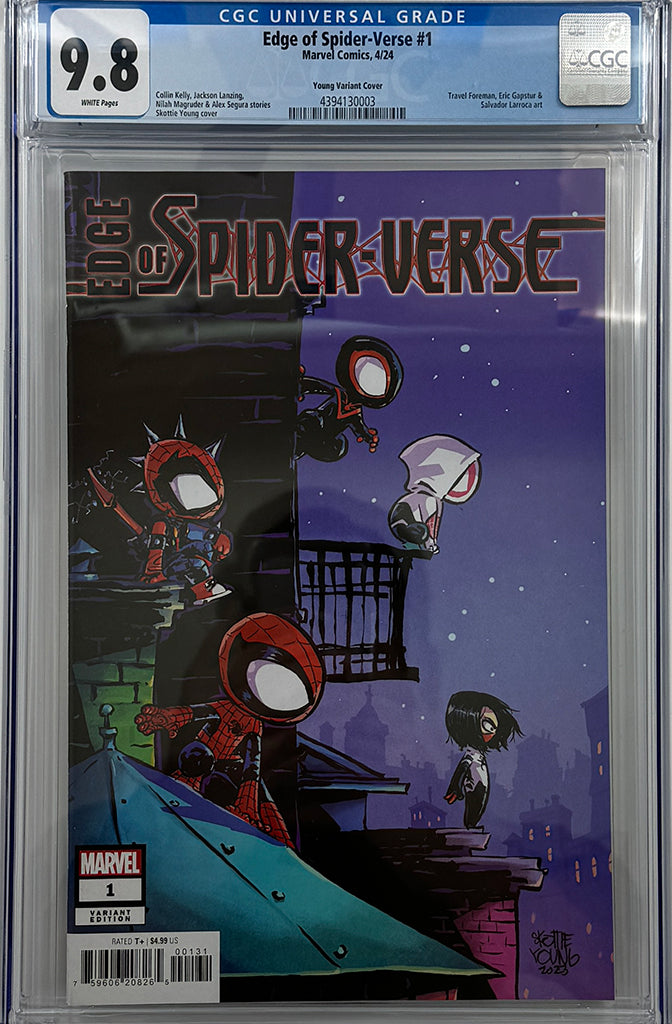 EDGE OF SPIDER-VERSE #1 | SKOTTIE YOUNG VARIANT | CGC 9.8