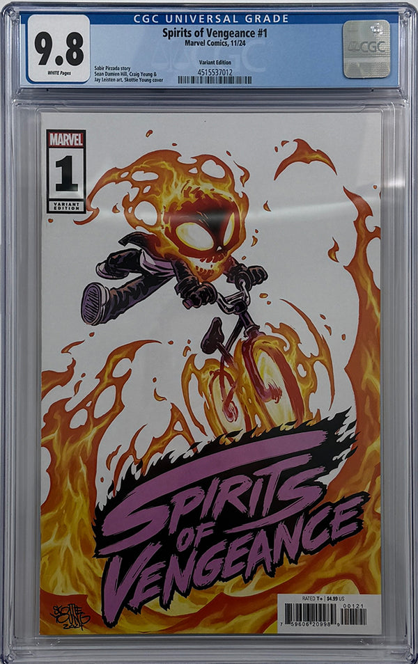 SPIRITS OF VENGEANCE #1 | SKOTTIE YOUNG VARIANT | CGC 9.8