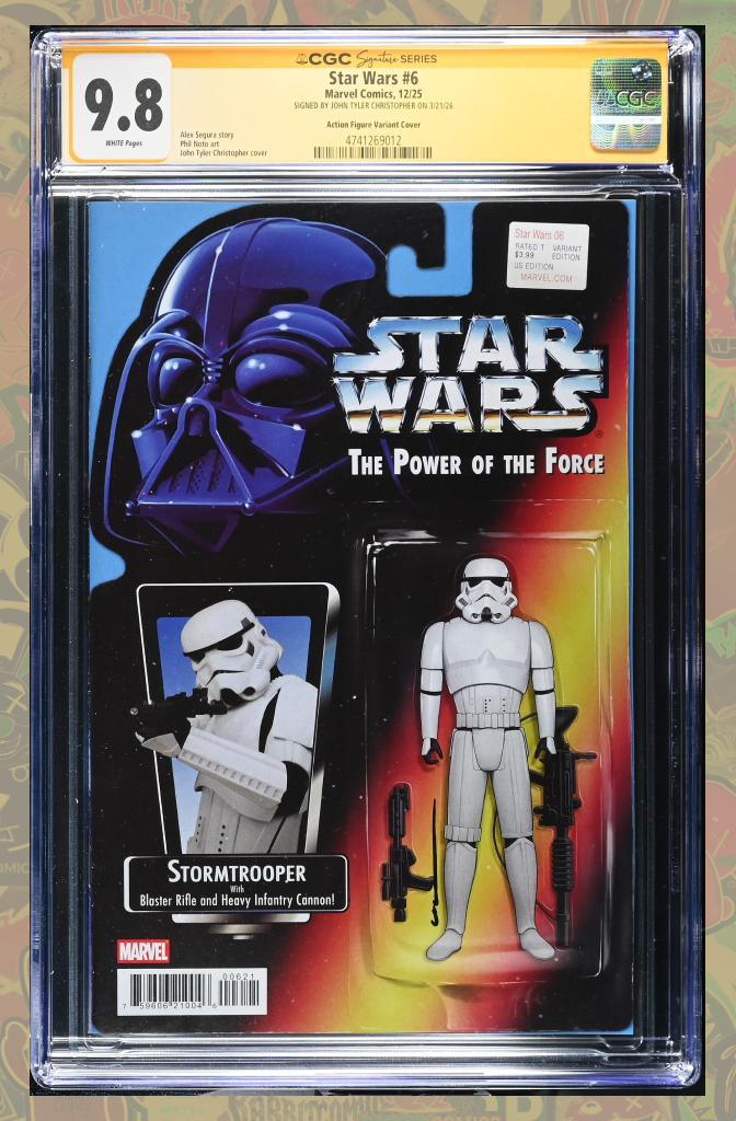 Star Wars #6 | JTC Action Figure Variant | CGC SS 9.8