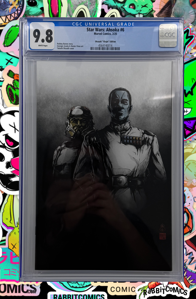 STAR WARS AHSOKA #6 | TAKASHI OKAZAKI VIRGIN VARIANT | CGC 9.8