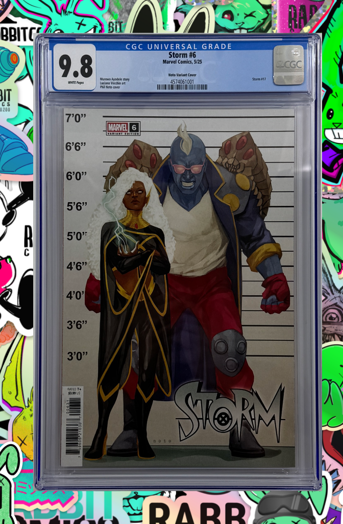 STORM #6 | PHIL NOTO CONNECTING X-MANHUNT VARIANT | CGC 9.8