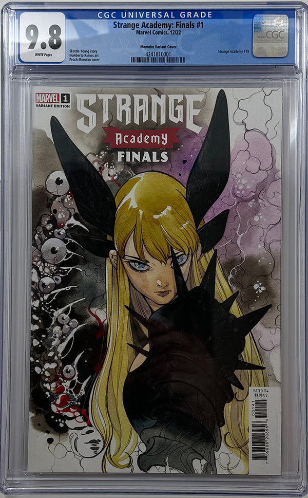 Strange Academy: Finals #1 | Peach Momoko 1:50 Ratio Variant | CGC 9.8