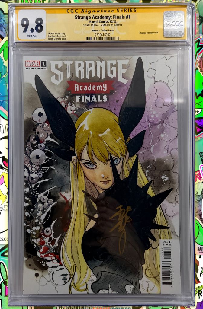 Strange Academy Finals #1 | Peach Momoko 1:50 Ratio Variant | CGC SS 9.8