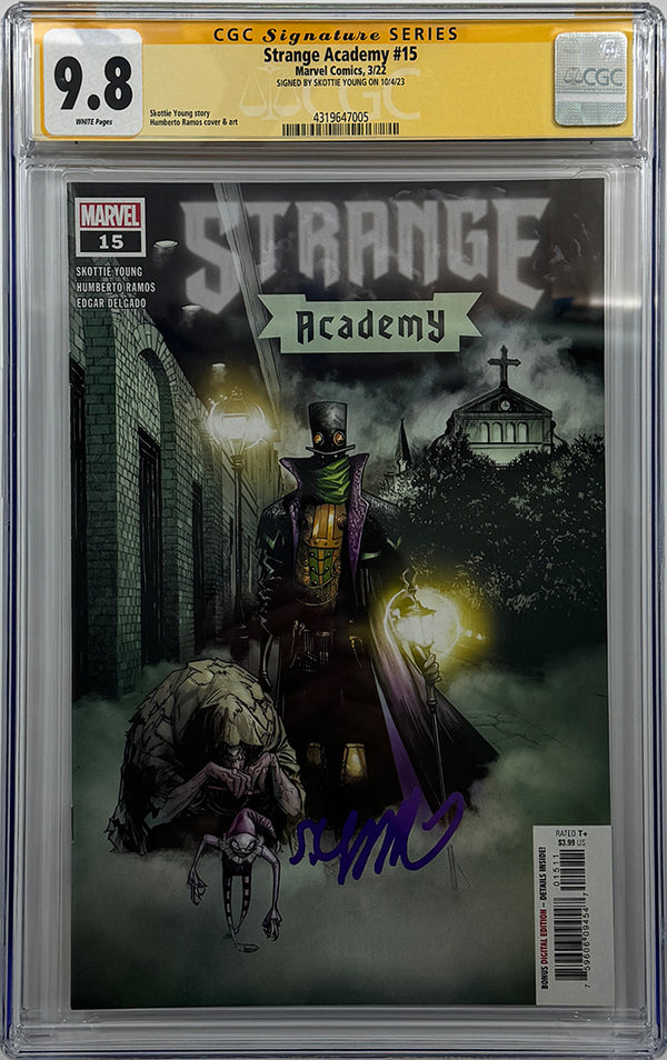 Strange Academy #15 | 1st Gaslamp | Signed by Skottie Young | CGC SS 9.8