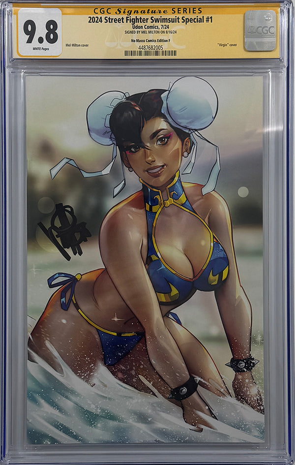 Street Fighter Swimsuit 2024 | Virgin Chung-Li Cover by Mel Milton Terrificon Exclusive | CGC SS 9.8