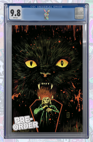 Stuff of Nightmares: The Cat in the Coffin #1 D Glow in the Dark  | CGC 9.8 | PREORDER