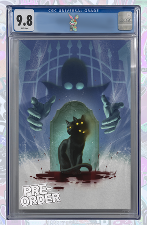 Stuff of Nightmares: The Cat in the Coffin #1 E Glow in the Dark  | CGC 9.8 | PREORDER