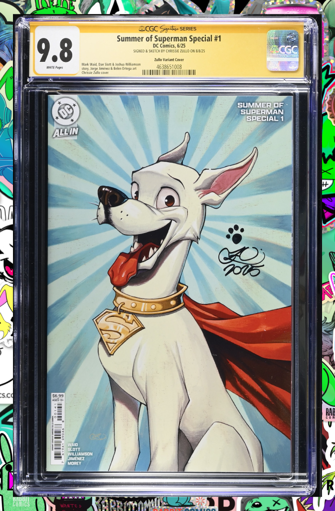 Summer of Superman #1 | Chrissie Zullo Krypto Variant | CGC SS 9.8
