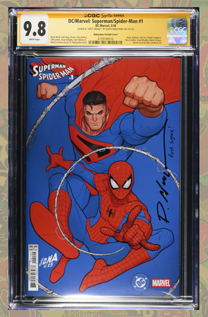 DC Marvel Superman Spider-Man #1 Nakayama | 1st Signature | CGC SS 9.8