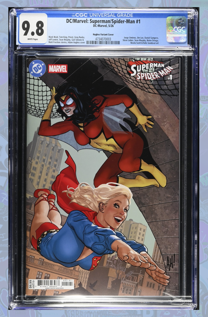 Superman Spider-Man #1 (One Shot) Cover I Adam Hughes Variant | CGC 9.8