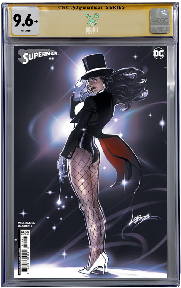 SUPERMAN #16 | CVR D PABLO VILLALOBOS CARD STOCK VAR (ABSOLUTE POWER) | CGC 9.6+ | PREORDER