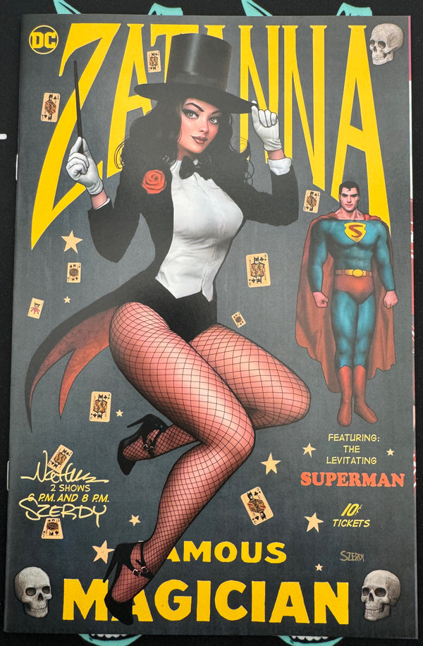 SUPERMAN #16 | CVR B NATHAN SZERDY CARD STOCK VAR (ABSOLUTE POWER) | SIGNED BY SZERDY