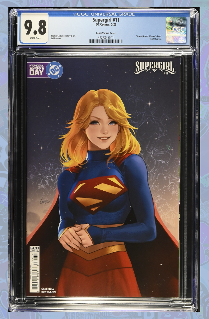Supergirl #11 Cover E Lesley Leirix Li Womens History Month Card Stock Variant | CGC 9.8