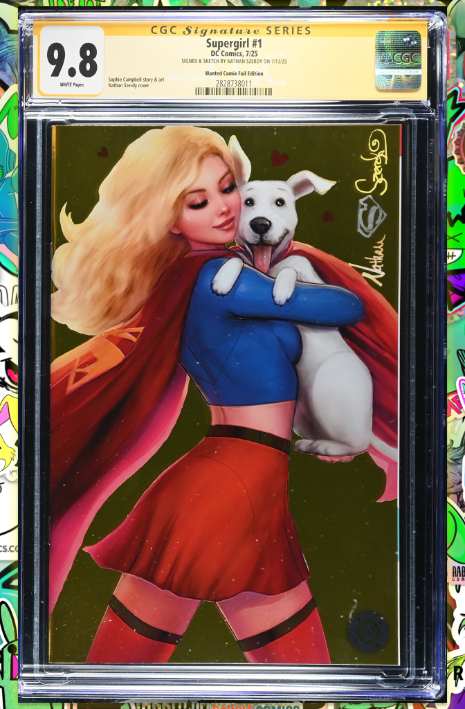 Supergirl #1 | Szerdy Gold Foil | Signed by Szerdy | CGC SS 9.8