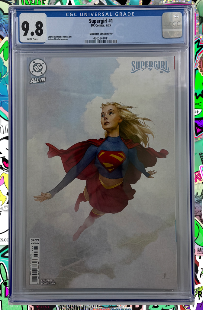Supergirl #1 | Cover D Joshua Middleton Card Stock Variant | CGC 9.8
