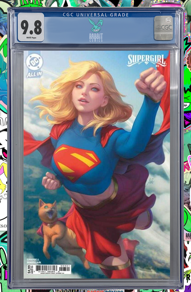 Supergirl #3 | Cover B Stanley Artgerm Lau Card Stock Variant | CGC 9.8 | PREORDER