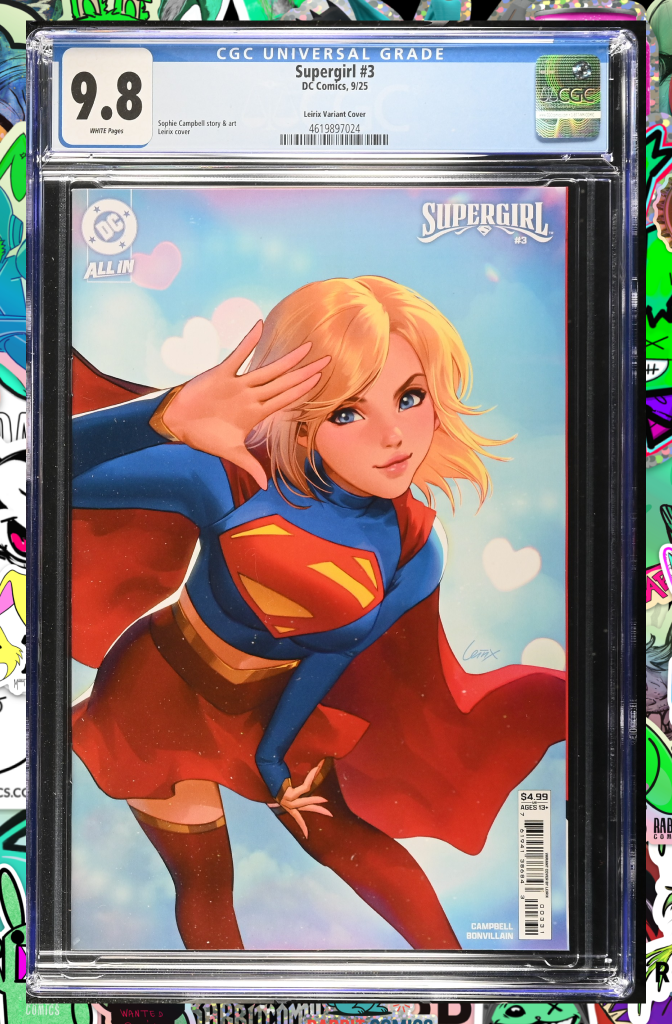 Supergirl #3 | Cover C Lesley Leirix Li Card Stock Variant Z | CGC 9.8