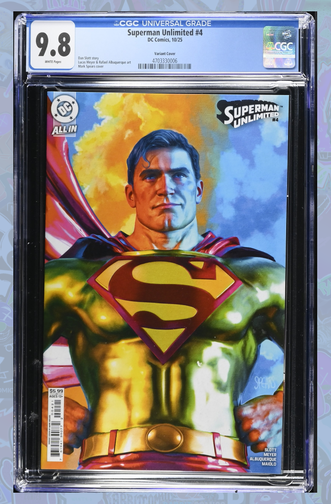 Superman Unlimited #4 | Mark Spears Variant | CGC 9.8