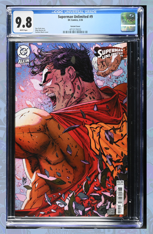 Superman Unlimited #9 Cover B Guillem March Card Stock Variant | CGC 9.8