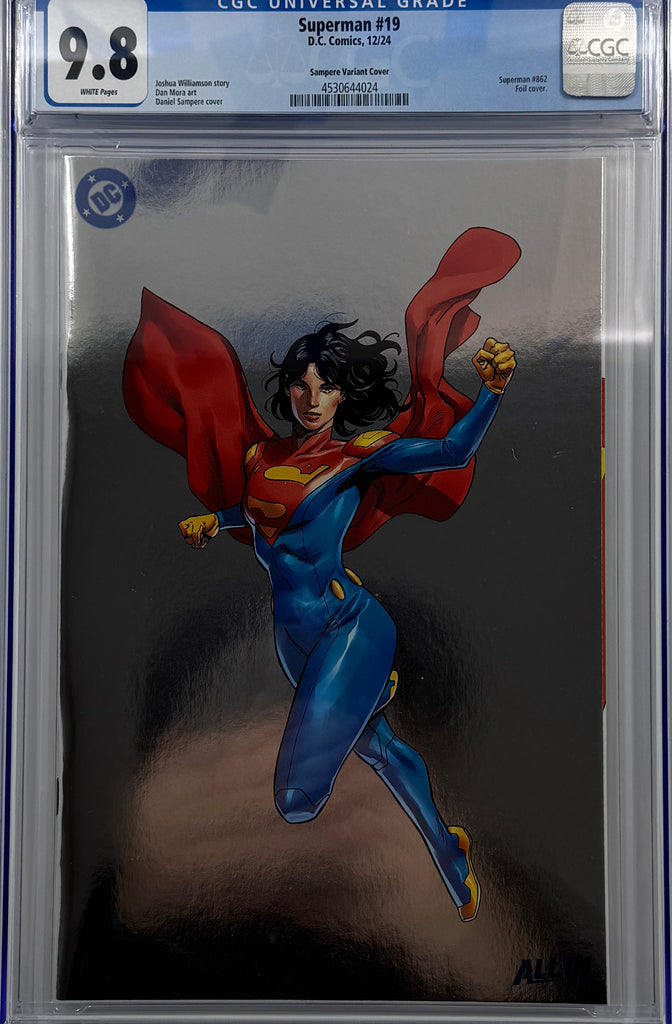 SUPERMAN #19 | CVR F DANIEL SAMPERE ALL IN FOIL VARIANT | CGC 9.8
