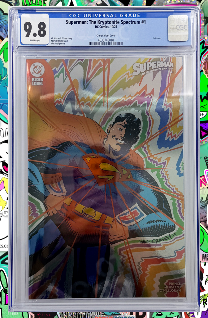 Superman The Kryptonite Spectrum #1 (Of 5) Cover D Wes Craig Foil Variant | CGC 9.8