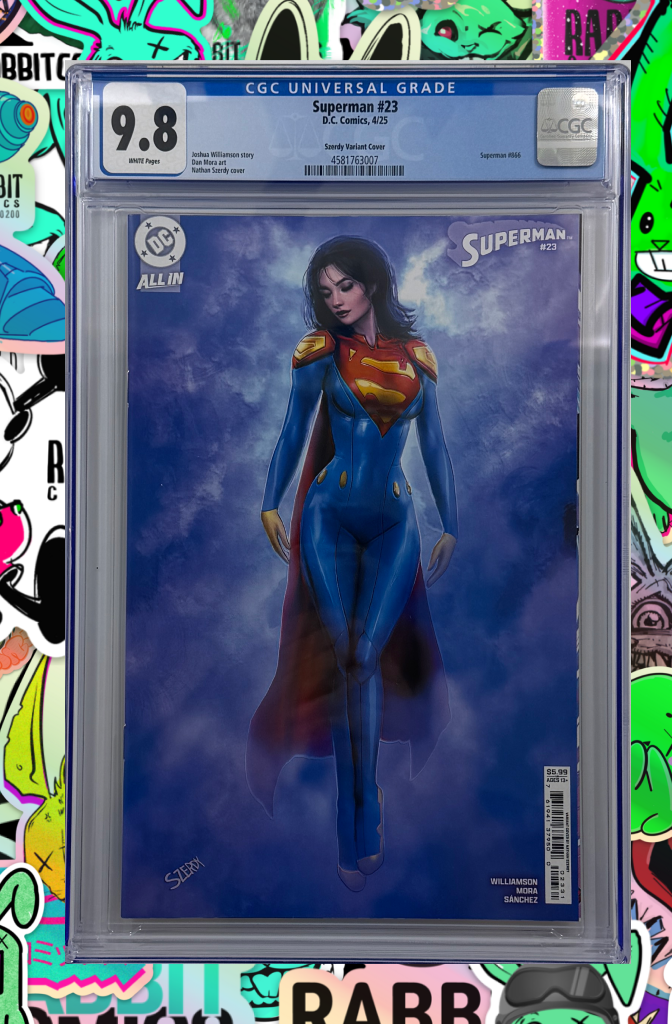 Superman #23 | Cover B Nathan Szerdy Card Stock Variant | CGC 9.8
