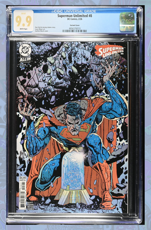 Superman Unlimited #8 Cover B Guillem March Card Stock Variant | CGC 9.9