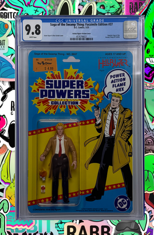 Saga Of The Swamp Thing #37 | Facsimile Edition Cover C Super Powers Card Stock Variant | CGC 9.8