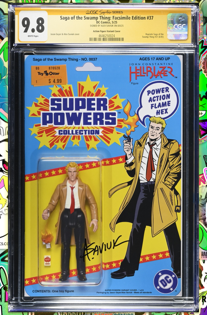 Saga Of The Swamp Thing #37 | Facsimile Edition Cover C Super Powers Variant | CGC SS 9.8