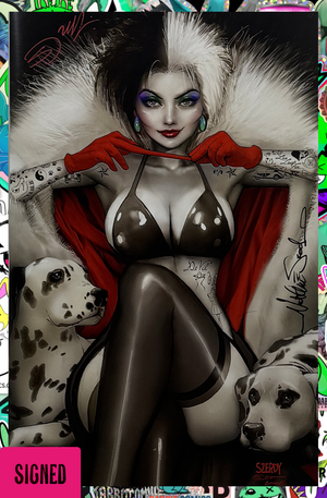 Zirty Girls #4 | Cruella Cosplay Variant | Signed by Nathan Szerdy