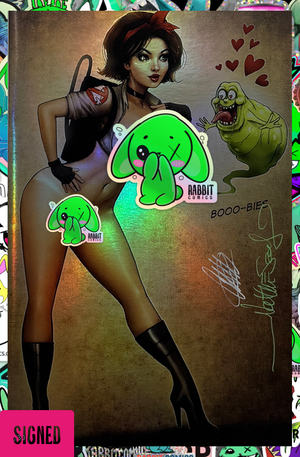 Zirty Girls #3 | Ghost Busters Full Naughty Foil Variant (8/30) | Signed by Nathan Szerdy & Anna Zhuo