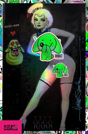 Zirty Girls #3 | Ghost Busters Halloween Full Naughty Foil (14/50) Variant | Signed by Nathan Szerdy