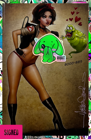 Zirty Girls #3 | Ghost Busters Naughty Variant (3/15) | Signed by Nathan Szerdy