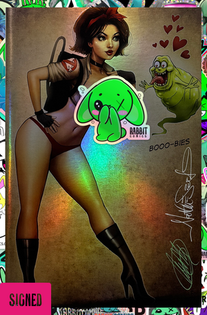 Zirty Girls #3 | Ghost Busters Naughty Foil Variant (3/15) | Signed by Nathan Szerdy & Anna Zhuo