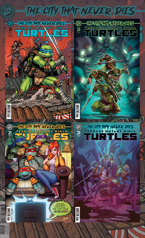 Teenage Mutant Ninja Turtles #21 | Cover A, B, C, E | 4 Book Bundle
